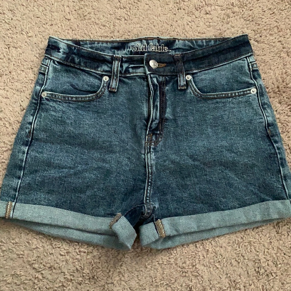 Wild Fable (Target) High Waisted Jean Shorts